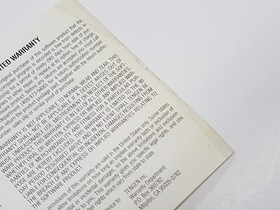 Vindicators Tengen Authentic Original NES Nintendo Manual Only *stickers