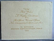 SS23 - 22 - Christmas Card - British Expeditionary Force 1915