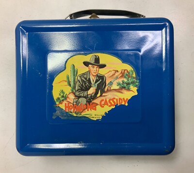 MARC JACOBS × milk 10周年記念ピザボックス 1950 Hopalong Cassidy Blue Metal Lunch Box Thermos Knife Milk