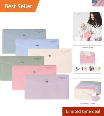Budget Envelopes for Cash System, Bill Bags, Small Plastic Receipt Holder Org...