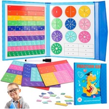 Magnetisches Bruchteil Puzzle Kinder Mathe Le...