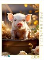 Calvendo Puzzle In The Trough | 2000 Pieces, Finished Size 35.4 × 26.4 In (90 ×
