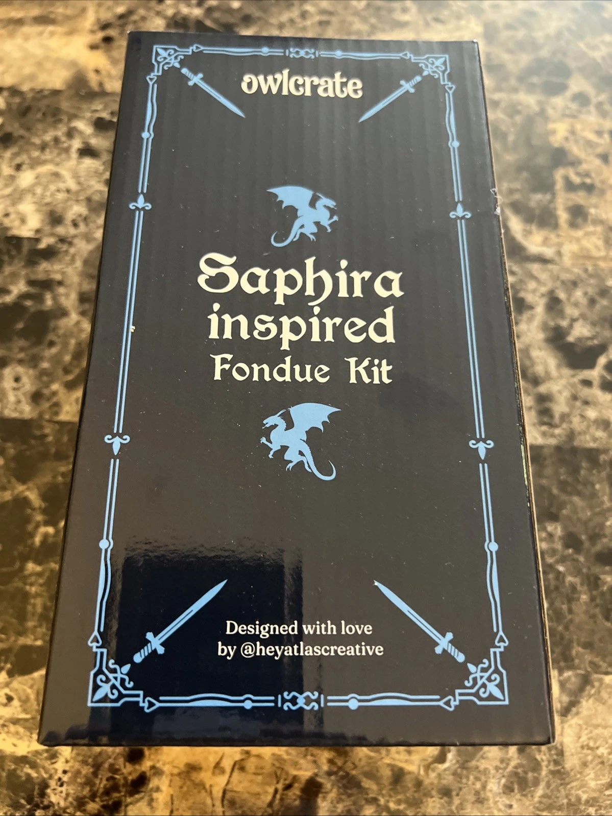 Owlcrate Fondue Kit Inspired By Eragon’s Sephira July 2025 YA Box