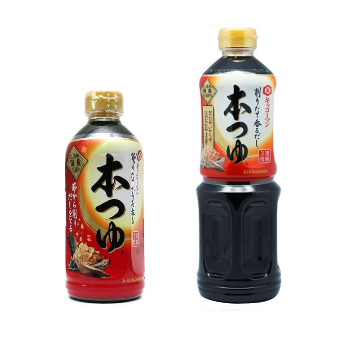 KIKKOMAN HONTSUYU Salsa de Soja 500ml, 1L, Soba Donburi Katsudon Oyakodon...