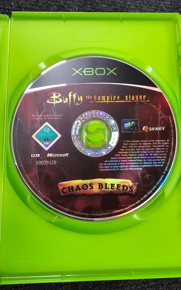 BUFFY CONTRE LES VAMPIRES CHAOS BLEEDS - Xbox 1 - PAL - Complet