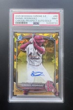 2025 Bowman Chrome Sapphire Rainiel Rodriguez Auto PSA 9