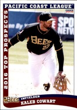 2016 Pacific Coast League Top Prospects Choice 32 Kaleb Cowart Adel Georgia Card