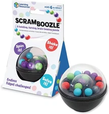 Scramboozle Puzzle Ball -3D Brain Teasers Travel Games for Kids & Adults, Age 6+