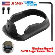 NEW 1PCS Flared Aluminum Magwell Fit for PSA Dagger Compact Black ..