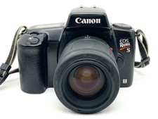 Canon EOS Rebel S II Tamron 80-210mm F/4.5-5.6 Black SLR 35mm Camera - Good