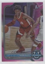2021-22 Bowman U Pink Refractor Keon Ellis #75 8d2