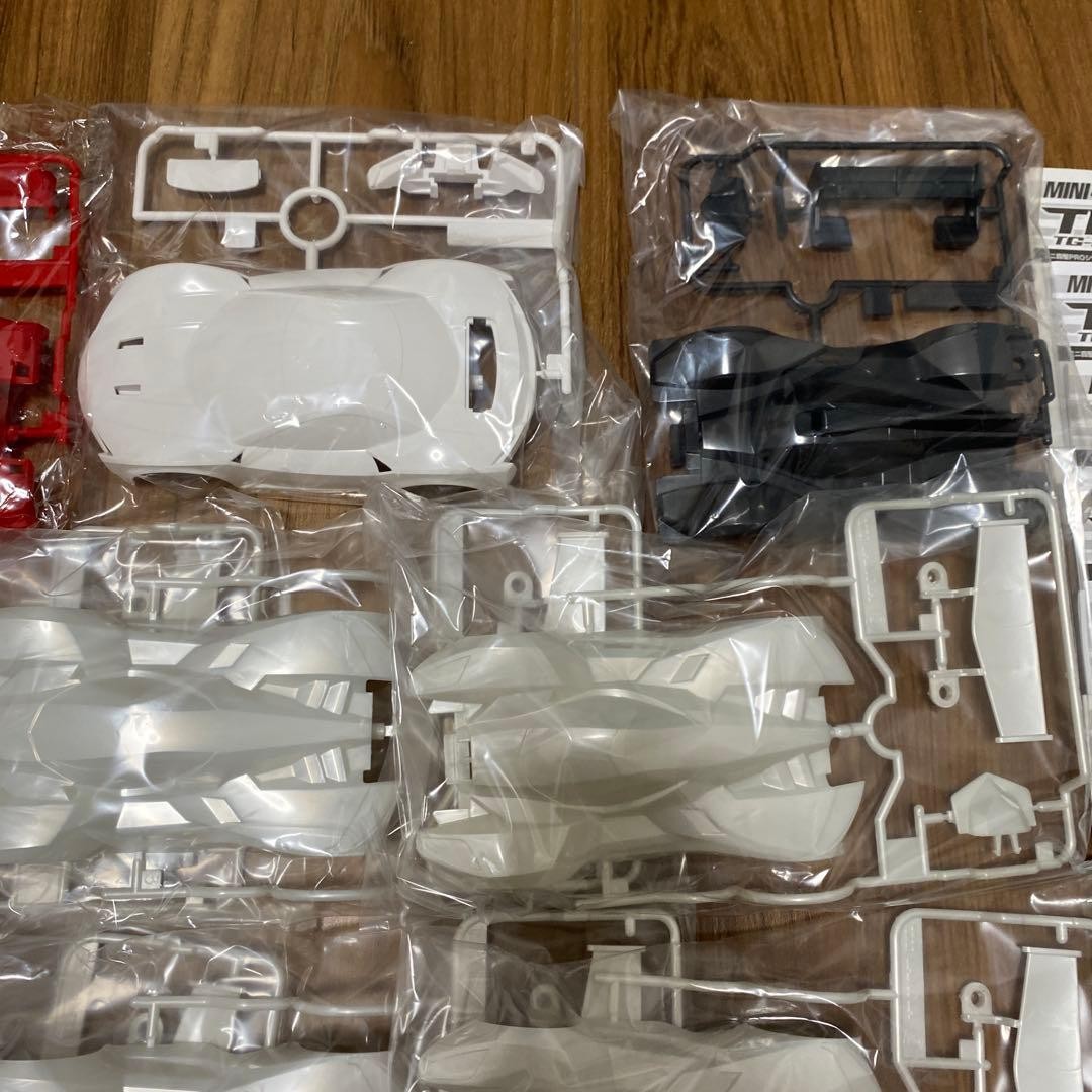 Mini 4WD Plastic Body Set 16pcs Trigale Abilista Blast Arrow Heat Edge New