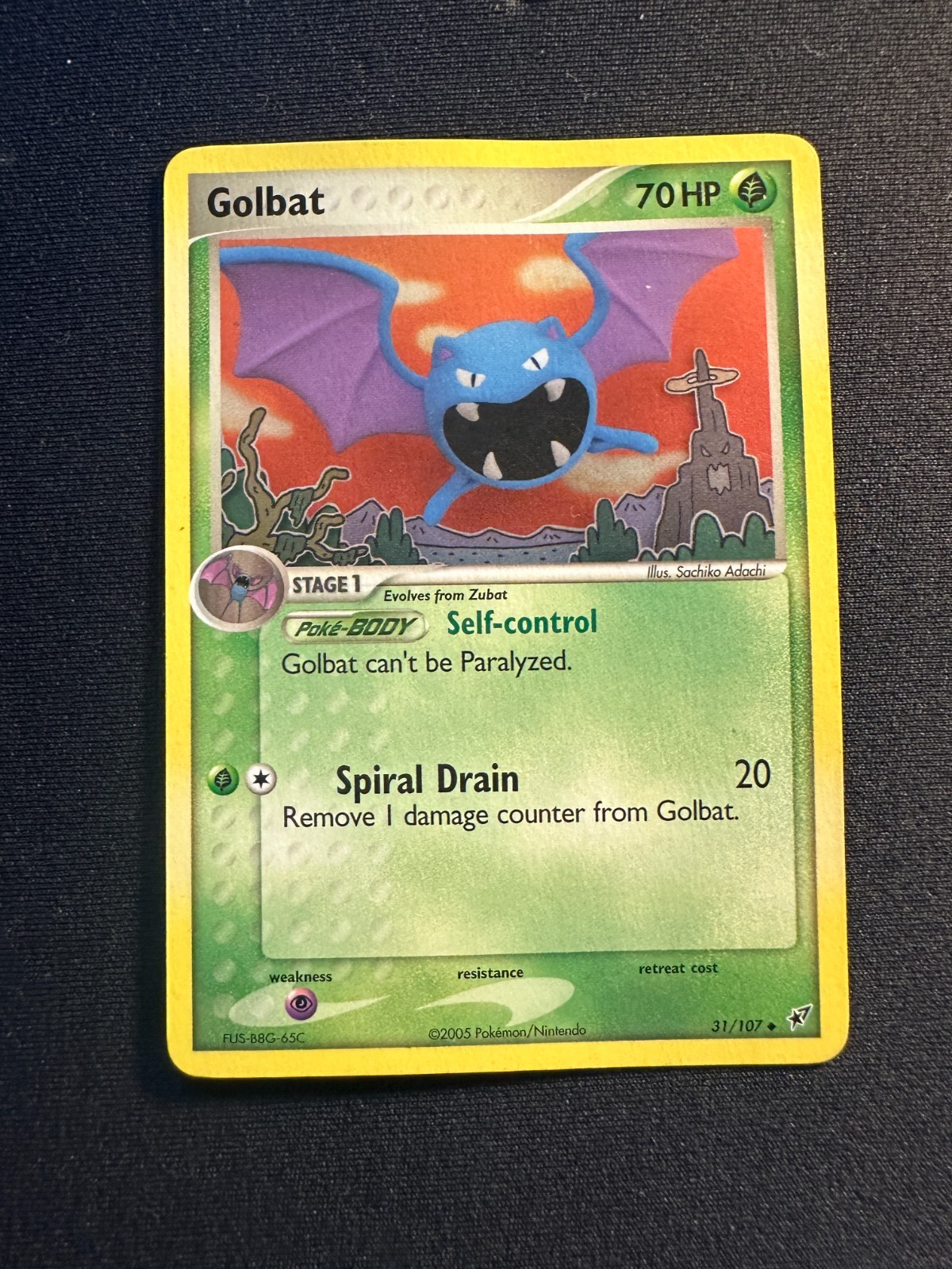 2006 Pokemon EX Deoxys Golbat 31 /107 Nintendo ADACHI