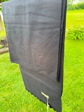 Premium Black Women Wool Shawl  Soft Warm Winter Wrap  Elegant Fashion Scarf
