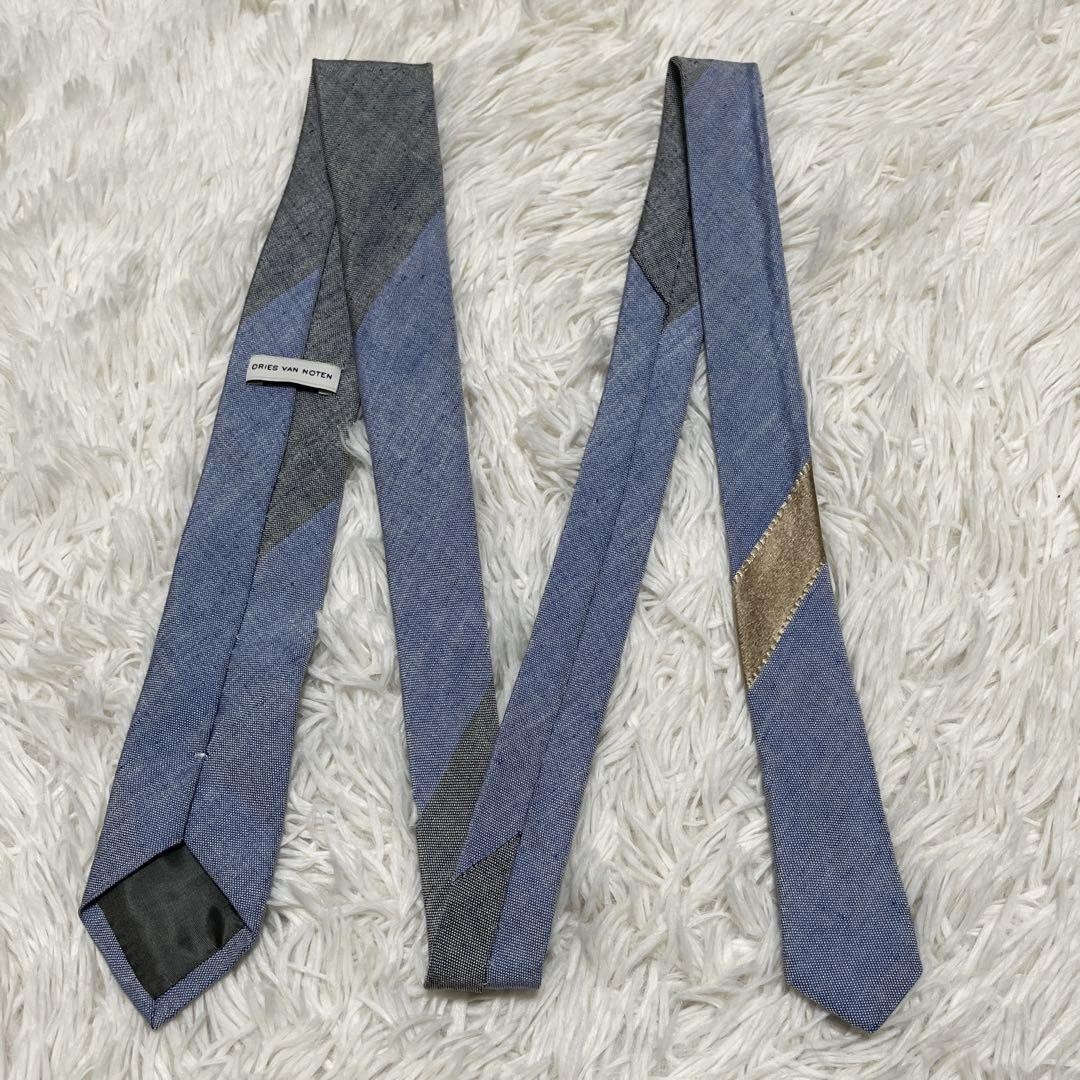 DRIES VAN NOTEN Luxury Necktie Tie Mens Unisex ALL SILK