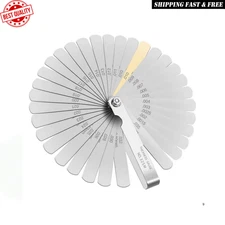 32 Blade Feeler Gauge Dual Metric & SAE Reading Combination Gap Thickness Tool