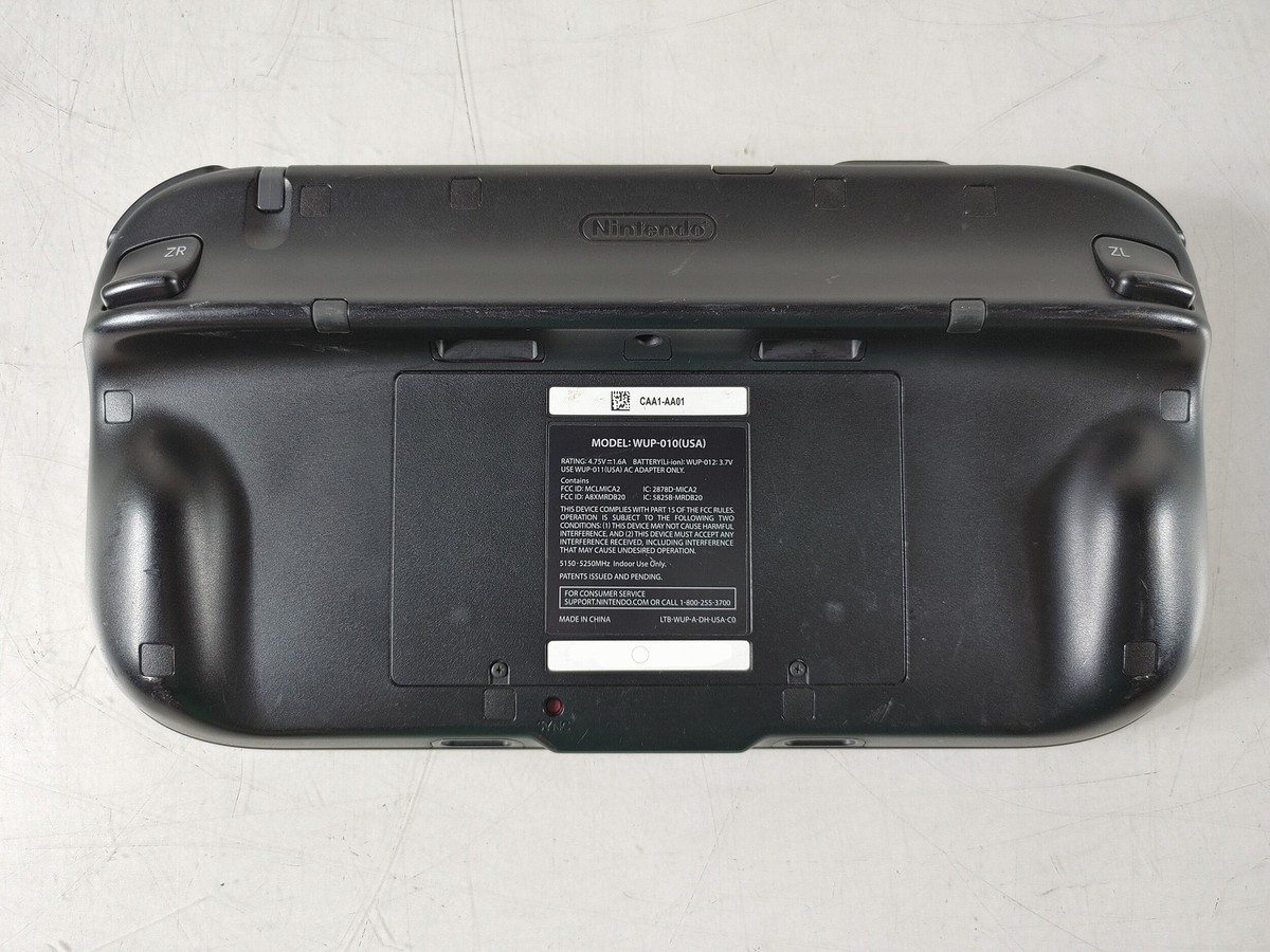 will Uゲーム Restored Black Wii U 32GB Deluxe + Nintendo Land - FACTORY