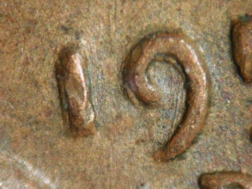 HIGH GRADE MINT ERROR 1955-D  LINCOLN WHEAT CENT DDO#1  FS#101  XF