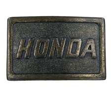 Vintage Honda Brass Belt Buckle
