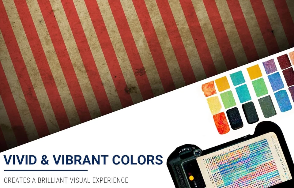 Allenjoy 7x5 pies Malvado Halloween Circo Carnaval Telón de fondo 82 x 59 pulgadas, Rojo, Blanco Foto 4 de 4