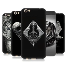 OFFICIAL STANLEY MORRISON BLACK AND WHITE SOFT GEL CASE FOR OPPO PHONES