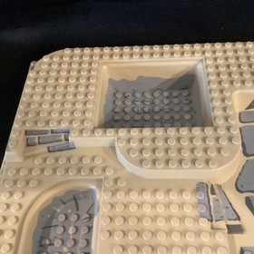 Lego Adventurers Desert Raised Baseplate Three Level Set 5978 Part 6092pb03