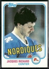 1981-82 Topps Jacques Richard #29 Quebec Nordiques