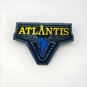 Stargate Atlantis 3D routed wood bar prop sci fi sign plaque Custom carved