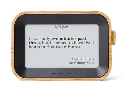 Author Clock   Literary Clock That Tells Time Using Book Quotes | Unique Gift