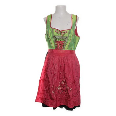 Spieth & Wensky, Dirndl, Größe: 42, Pink/Grün/Schwarz, Polyester, Damen #aqJ