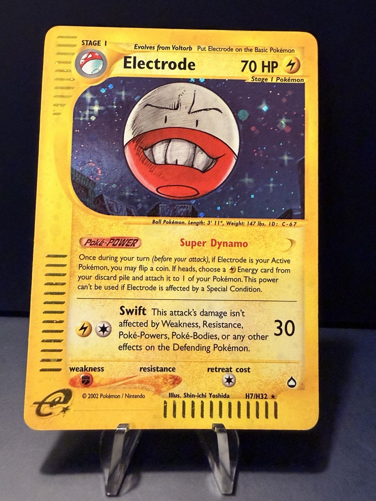 Pokémon TCG Aquapolis Holo Rare Electrode H7/H32 NM-LP