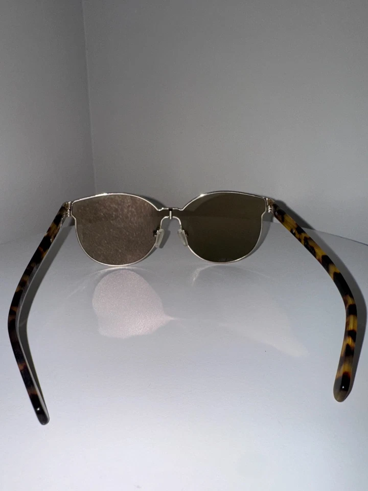 Karen Walker Star Sailor Sunglasses Gold Mirror Yellow Lens Tortoiseshell Arms - Image 4 of 4