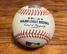 Bobby Witt Jr. Royals Game Used WALK Baseball 9/1/2024 vs Astros Blanco BB #125