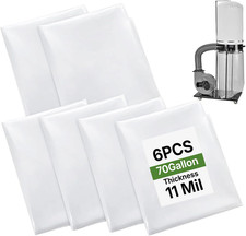 Dust Collector Replacement Bags 19.5  Diameter 31" W X 40" L , Heavy Duty 11 Mi