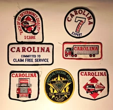Carolina Trucking Motor Freight 1980's-90's Patch Lot of 7 Different Pieces
