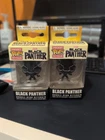 SET OF 2 Pocket Pop! - Keychains - Black Panther (Original and Glow in the Dark)