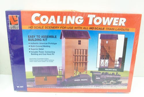 Kit de construcción modelo torre de carbón Life Like 1377 escala HO | Zustand: New