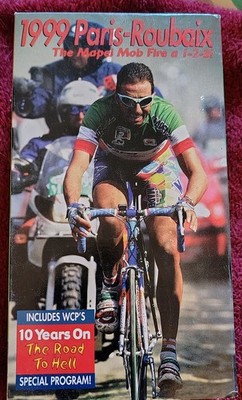 World Cycling 1999 Paris-Roubaix The Mapei Mob Fire 1-2-3! 2 VHS 10 YEARS.