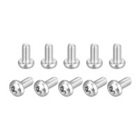 20Stk M4X10Mm Torx Schraube 316 Edelstahl Linsenkopf FäLschungssicher Montage