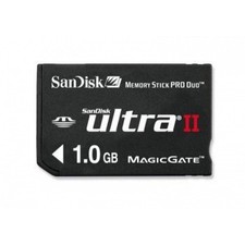 Sandisk Ultra II Memory Stick Pro Duo Memory Card 1GB Magic Gate