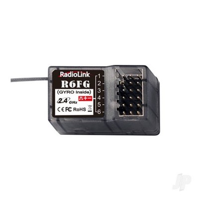 R6FG 6-Kanal Oberflächenempfänger mit Gyrofunktion RLKR061001