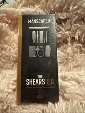 Manscaped Shears 2.0, 4 Piece Essential Grooming Kit+Storage Case
