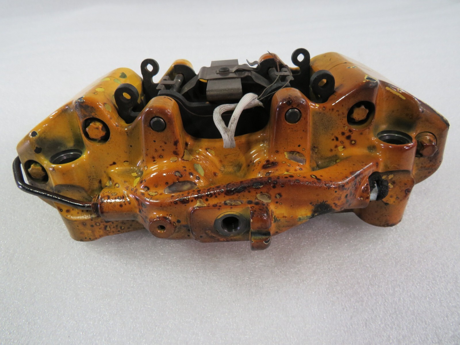McLaren 720S, RH, Right, Rear Brake Caliper, Yellow, Used, Dmg, P/N 14CA065CP