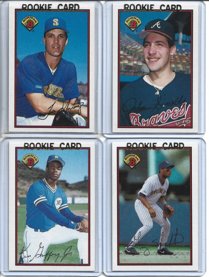1989 Bowman Baseball Complete Set 1-484 + 11 Card Reprint Set 