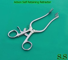 Adson self retaining retractor 4x4 prong 7.5" Surgical 