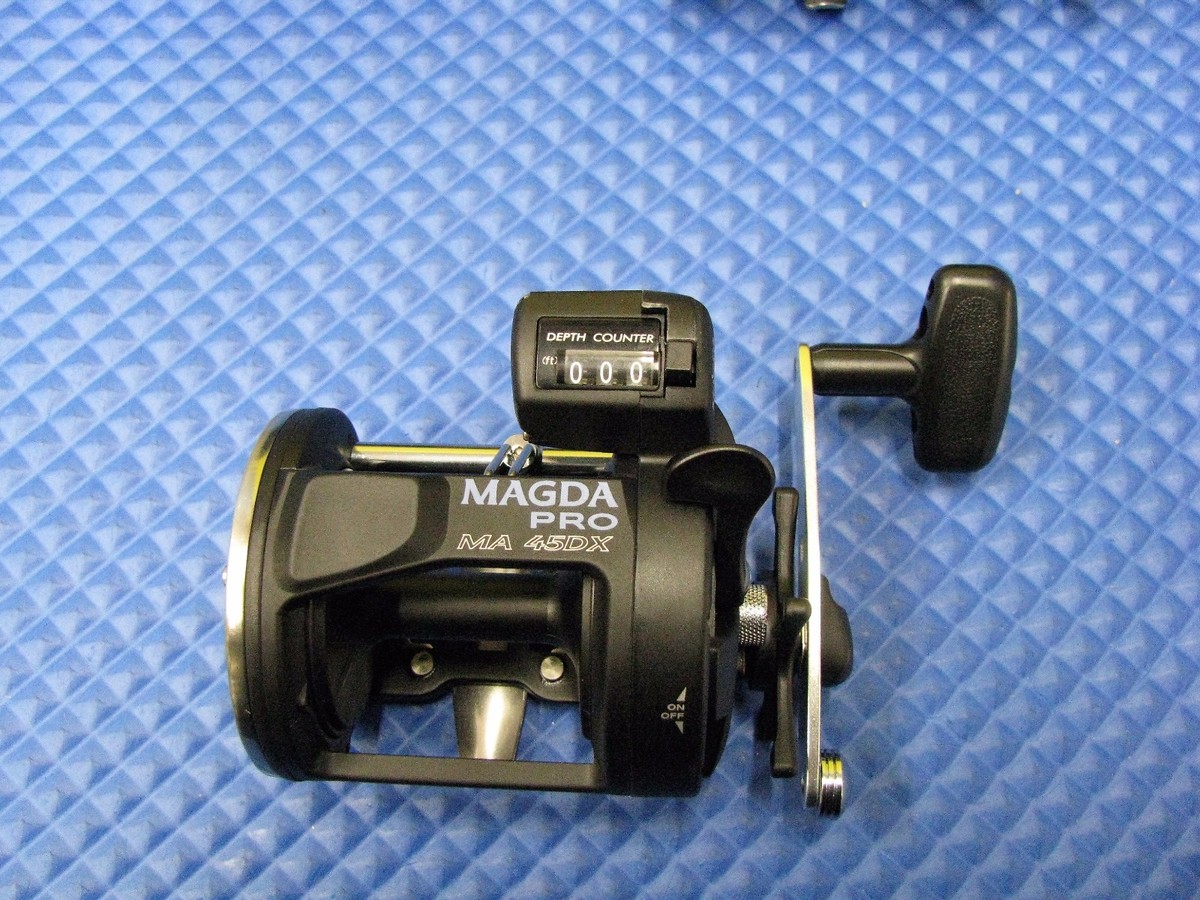 Okuma MA-45DX Magda Pro Line Counter Levelwind Trolling Reel