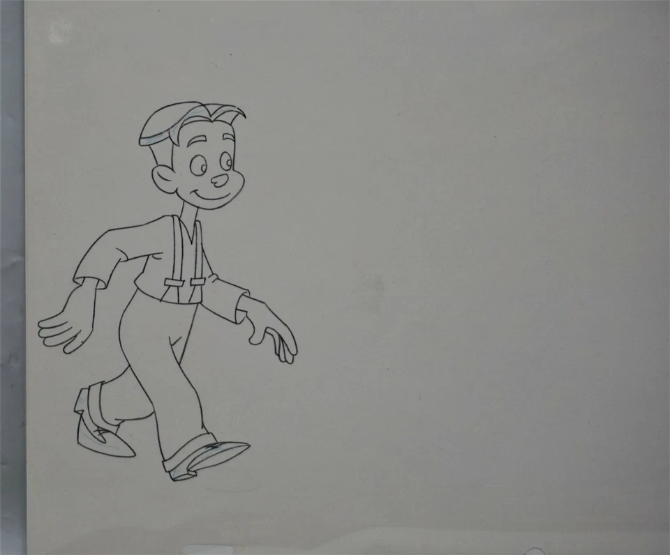 De Volta para o Futuro: Série Animada Esboço a Lápis Desenhado à Mão de Jules Brown #03 - Imagem 3 de 3