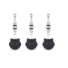 2 In 1 Tripod Spike Rubber Tripod Feet Mount Adapter Rubber Feet/Spikes Set of 3