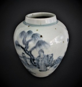 Antique Chinese Porcelain Vase Signed Kangxi