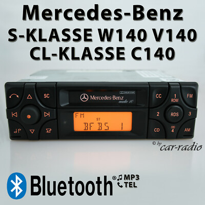 #ad Original Mercedes W140 Radio Audio 10 BE3100 Bluetooth Radio C140 CL S Klasse EUR 299.99